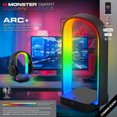 MONSTER ARC+ 3 in 1 Smart Sound reactive Multi Color LED Lamp